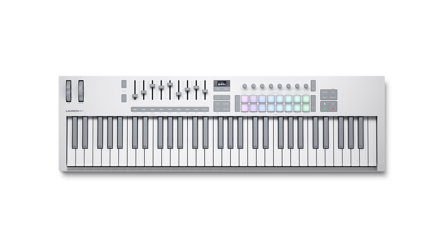 MIDI-клавиатура Novation Launchkey 61 MK4 White - 7