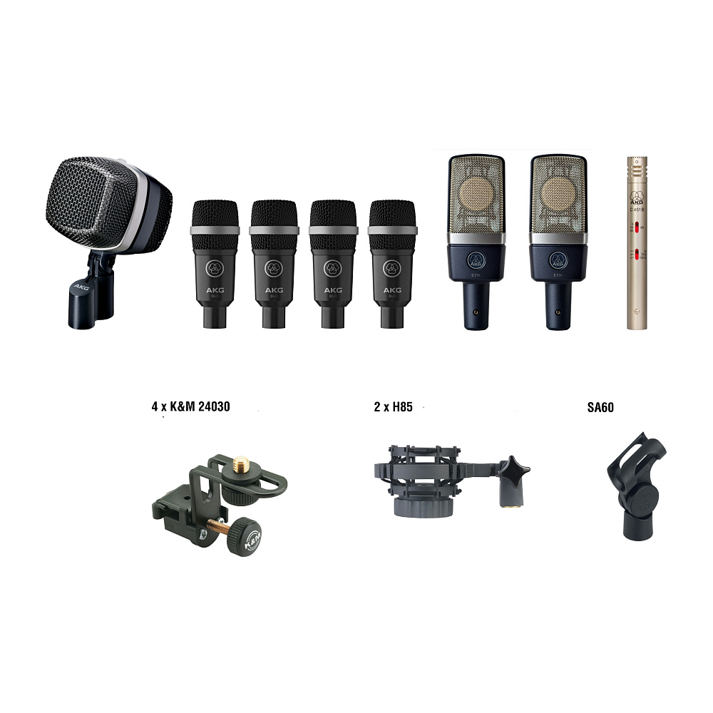 Динамический микрофон AKG DRUMSET PREMIUM - 7