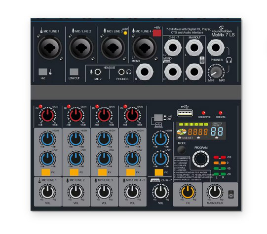 Микшерный пульт Soundsation MioMix-7LS, 7 каналов - 5