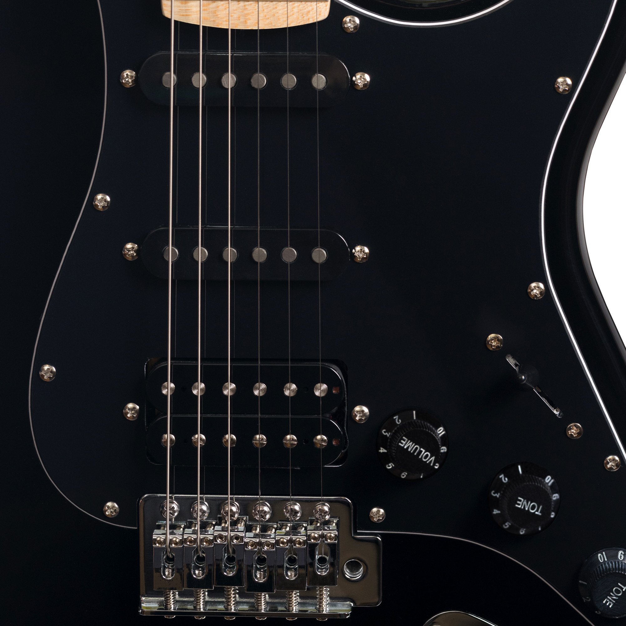 Электрогитара Rockdale Stars Plus HSS Maple Black - 18