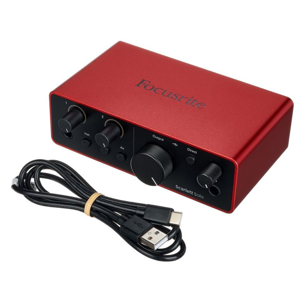 Внешняя звуковая карта FOCUSRITE Scarlett Solo 4th Gen - 19