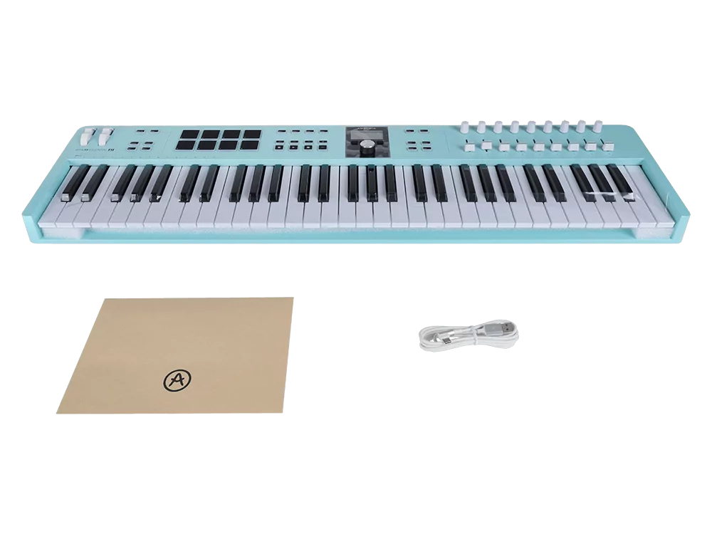 MIDI-клавиатура Arturia KeyLab Essential 61 mk3 Aquamarine - 26