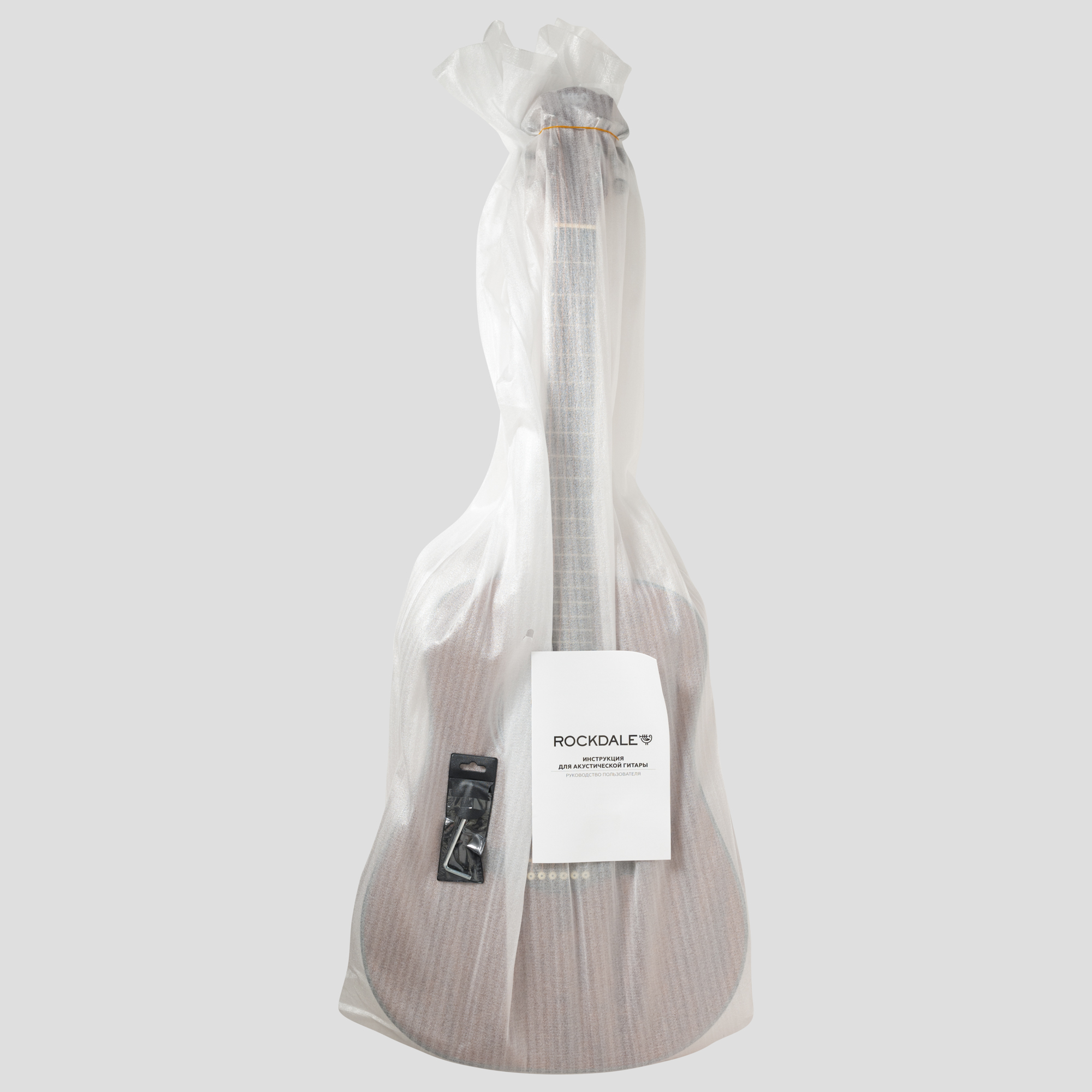 Акустическая гитара Rockdale Aurora D6 All-Mah Satin, Махагони - 21