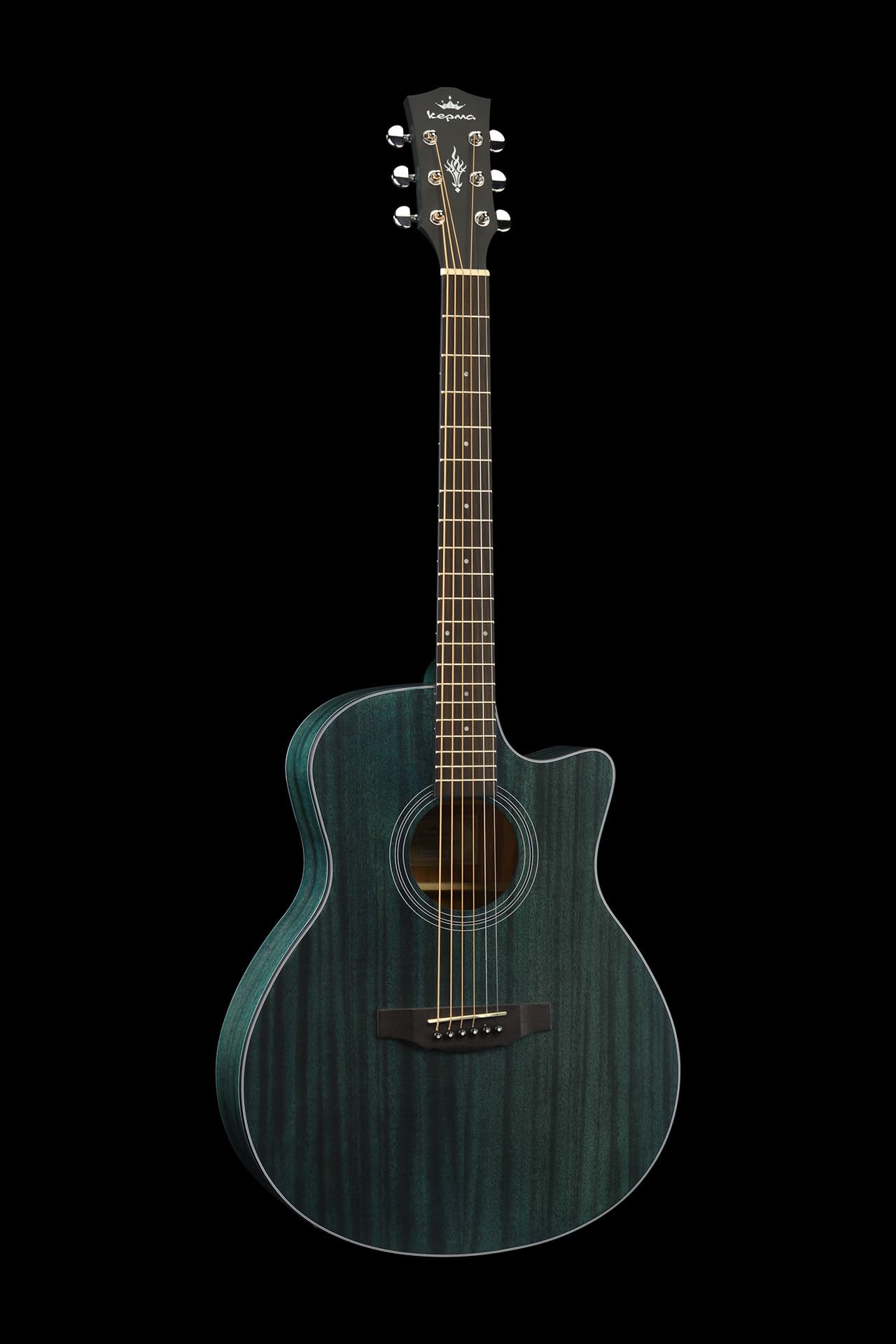 Электроакустическая гитара Kepma EACE-K1-BLSM - 9