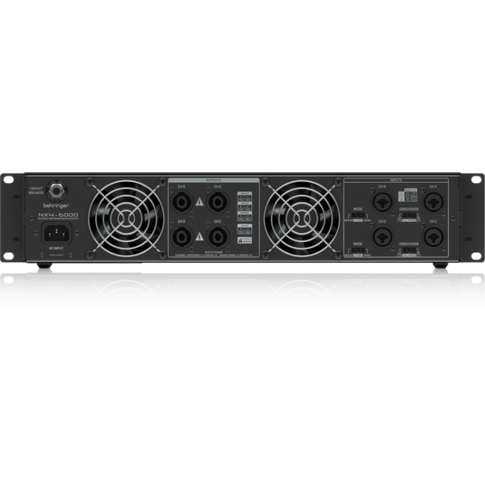 Усилитель мощности Behringer NX4-6000 - 7