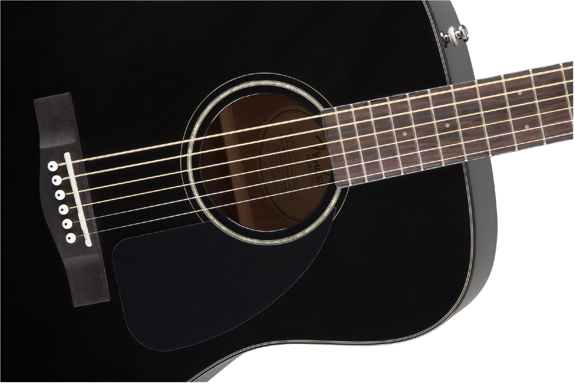 Акустическая гитара Fender Cd-60 Black - 13