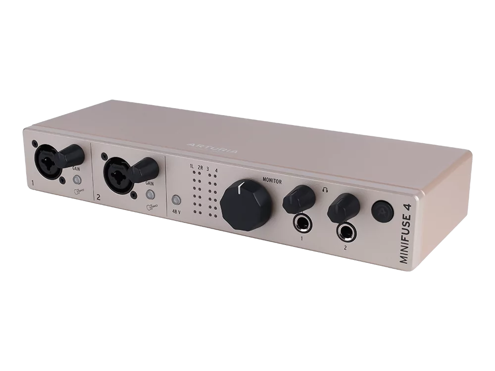 Внешняя звуковая карта Arturia MiniFuse 4 Champagne - 27