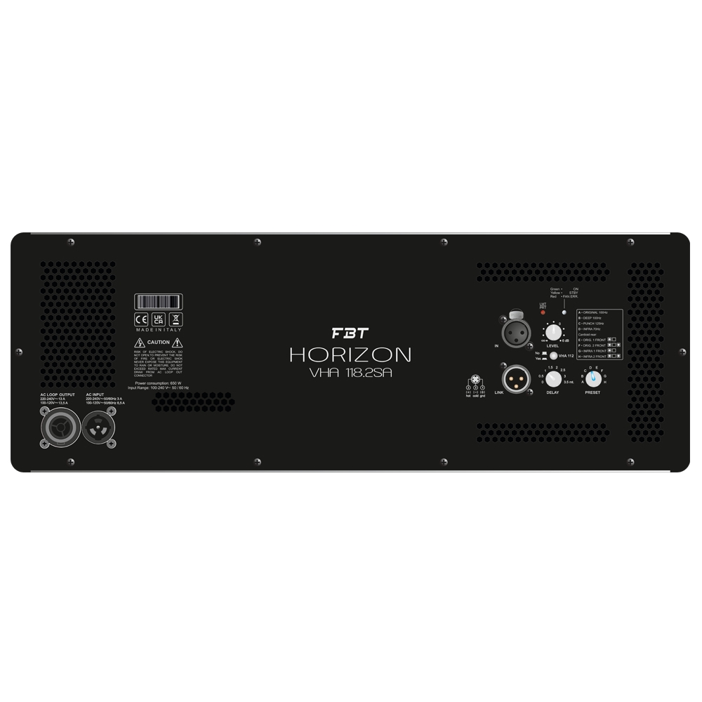 Сабвуфер FBT VHA 118.2 SA - 11