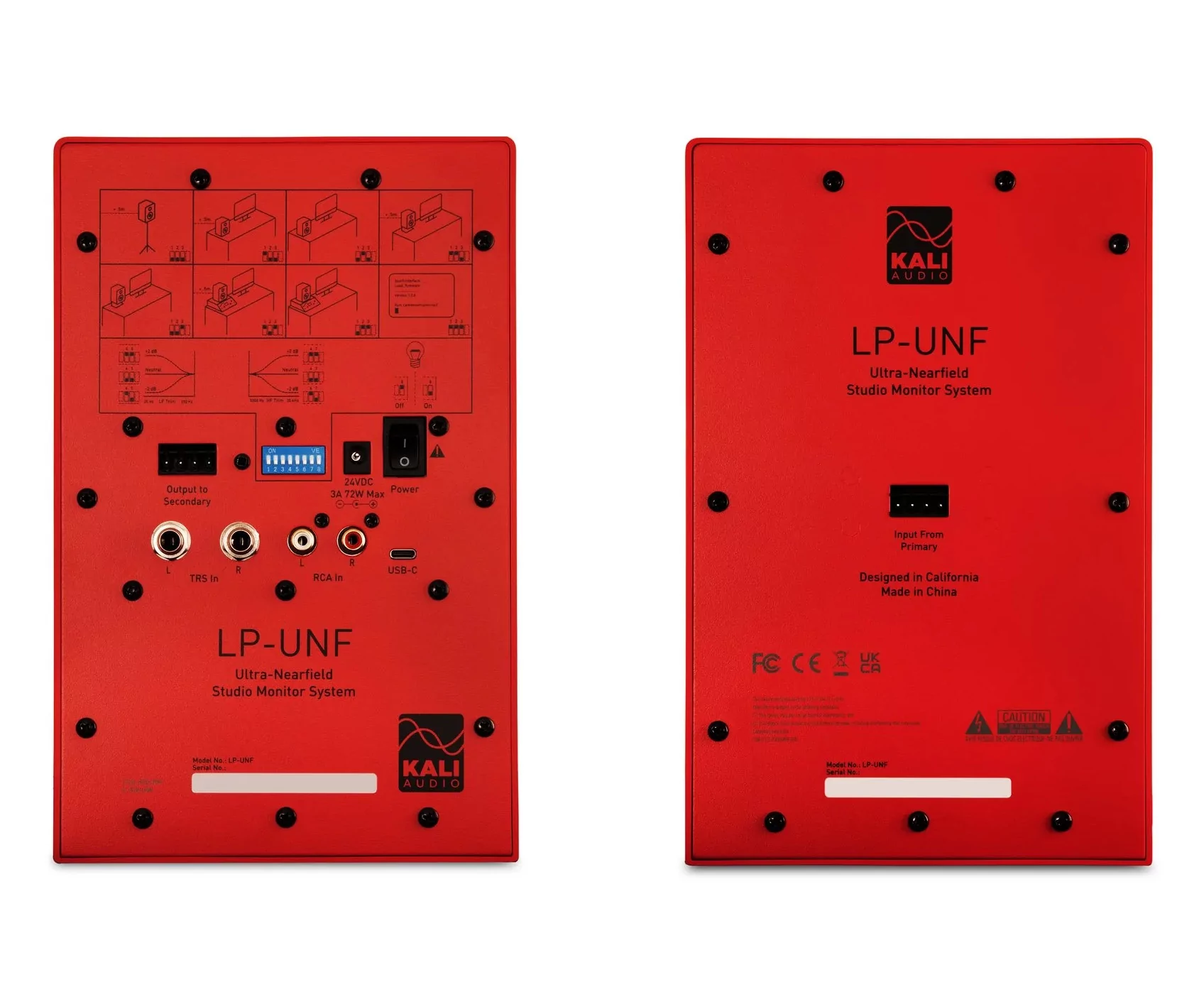 Студийный монитор Kali Audio LP-UNF Red (пара) - 7