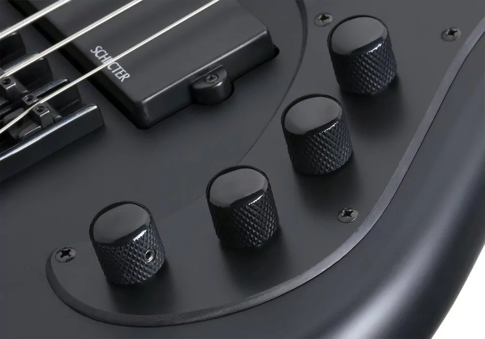Бас-гитара Schecter STILETTO STEALTH-5 Satin Black - 12