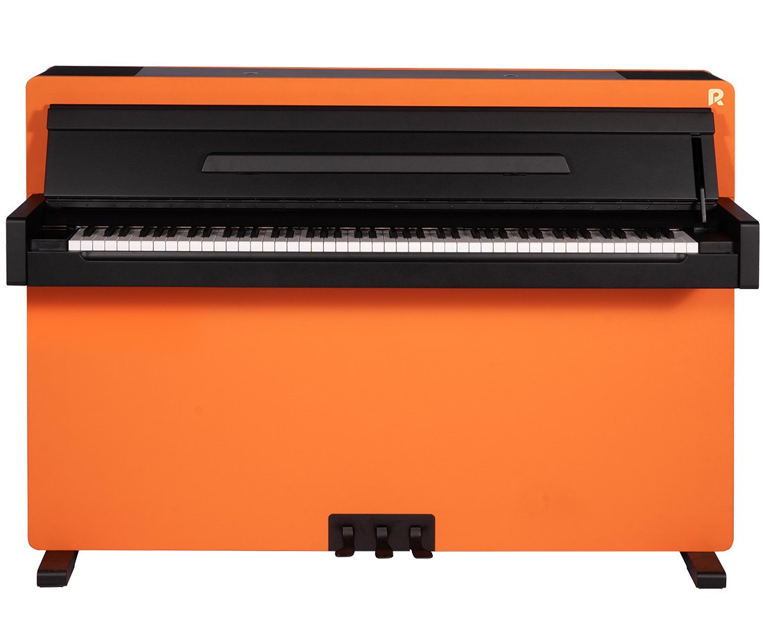 Гибридное цифровое пианино Pearl River Z9 Vivid Orange с банкеткой - 4