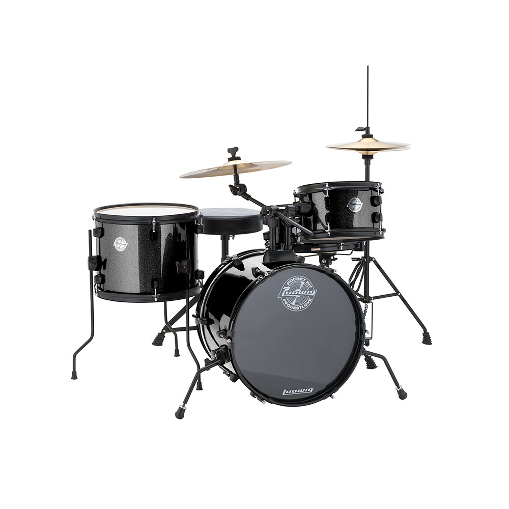 Барабанная установка Ludwig LC178X016 Pocket Kit Questlove, черная - 5