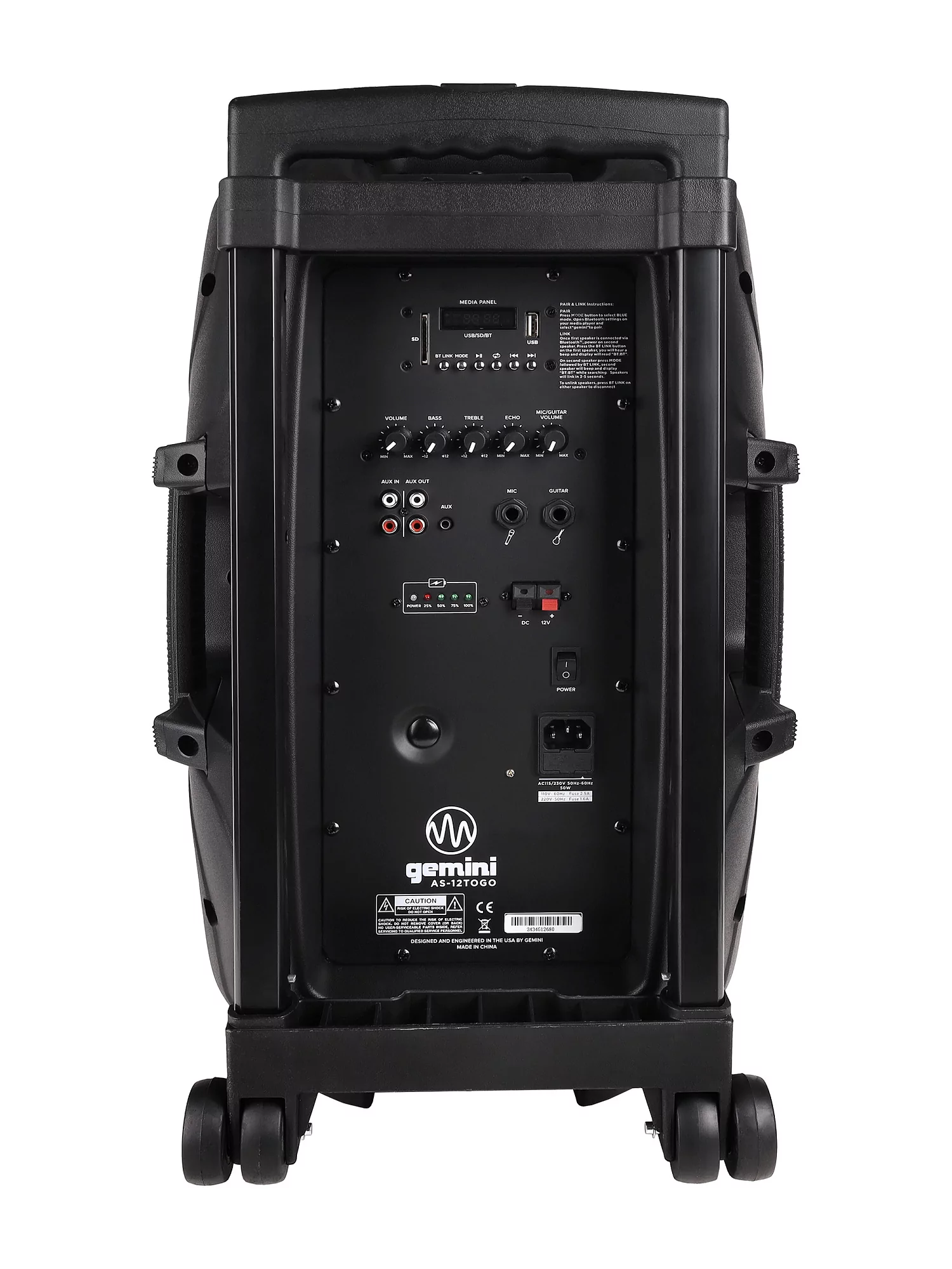 Активная акустическая система Gemini AS-12TOGO - 29
