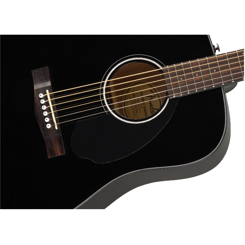 Акустическая гитара Fender Cd-60S Black - 15