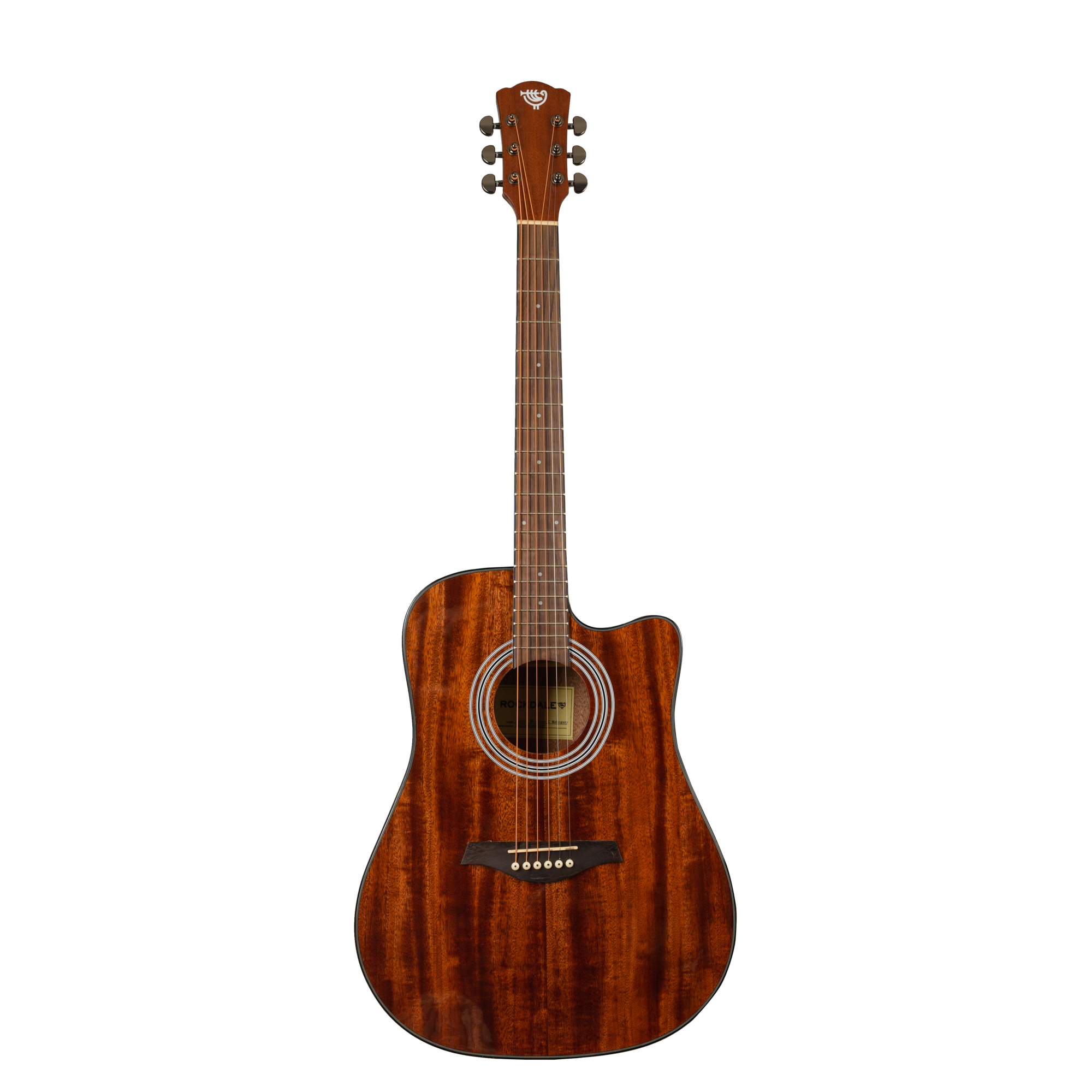 Акустическая гитара Rockdale Aurora D6 C All-Mah Gloss - 12