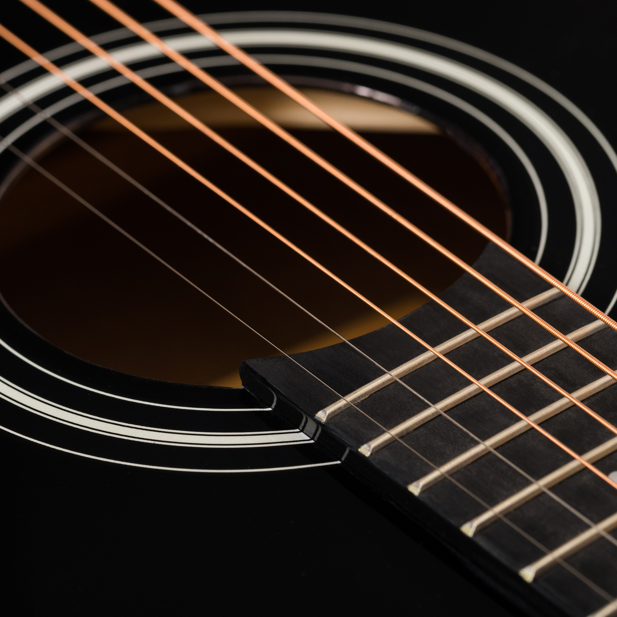 Акустическая гитара Rockdale Aurora D5 Bk Gloss, Черный - 17