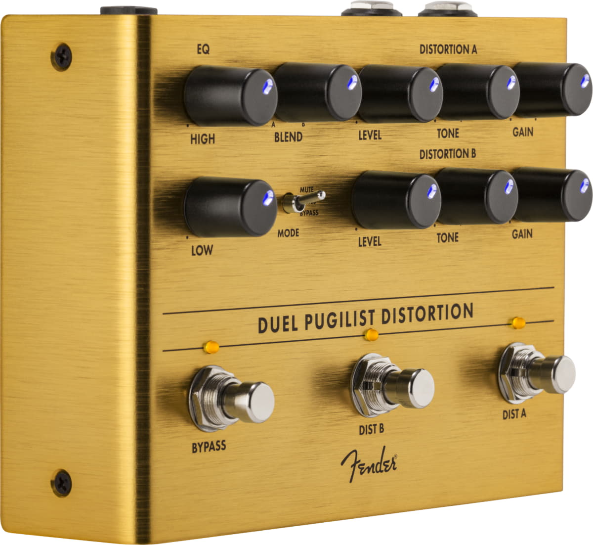 Педаль эффектов Fender DUEL PUGILIST DISTORTION, Черный - 11