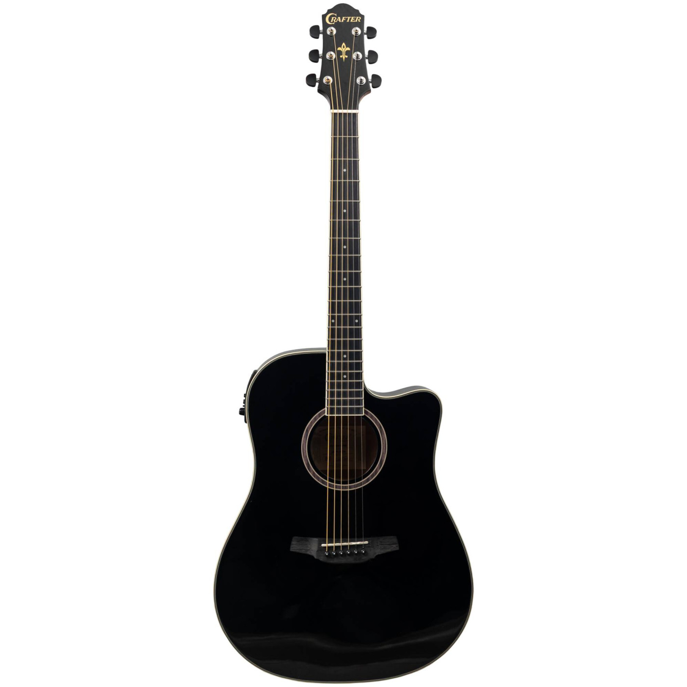 Электроакустическая гитара Crafter HD-250CE/BK - 7