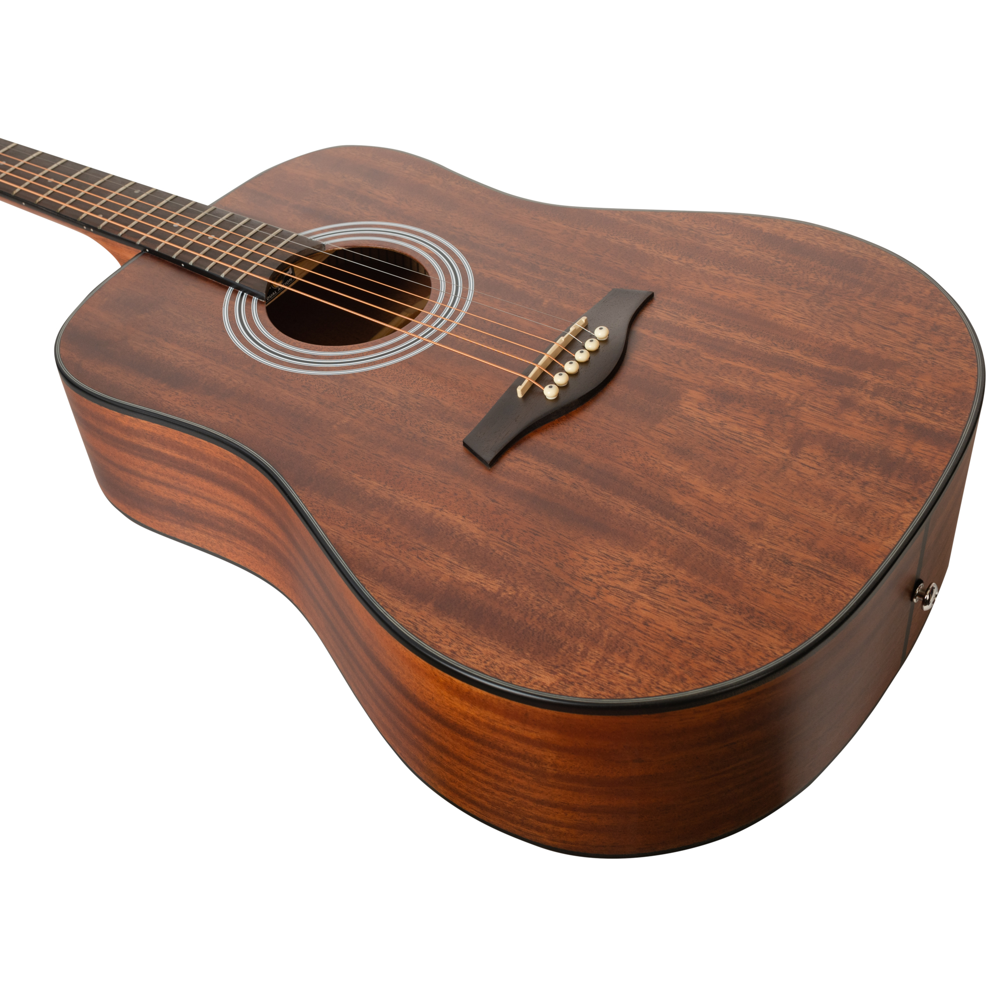 Акустическая гитара Rockdale Aurora D6 All-Mah Satin, Махагони - 15