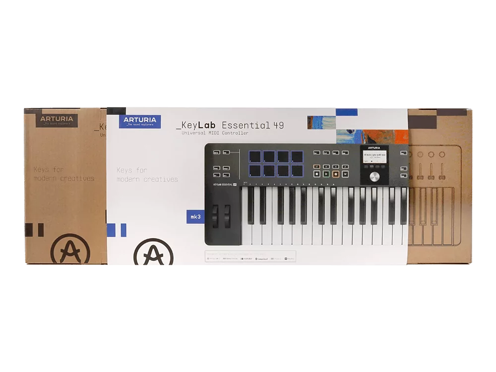 MIDI-клавиатура Arturia KeyLab Essential 49 mk3 Black - 28