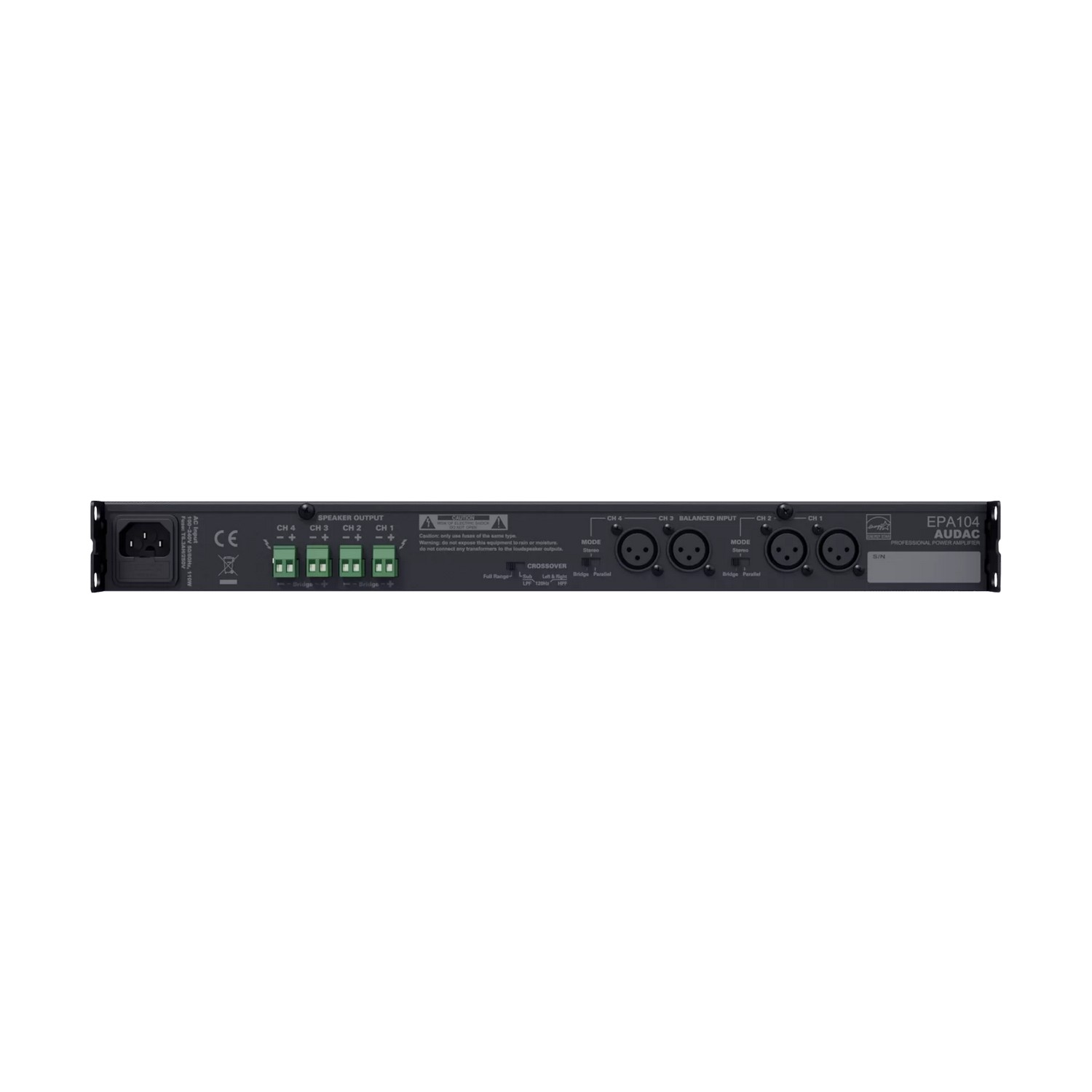 Усилитель мощности AUDAC EPA104 - 6
