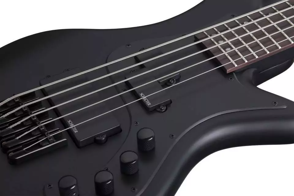Бас-гитара Schecter STILETTO STEALTH-5 Satin Black - 15