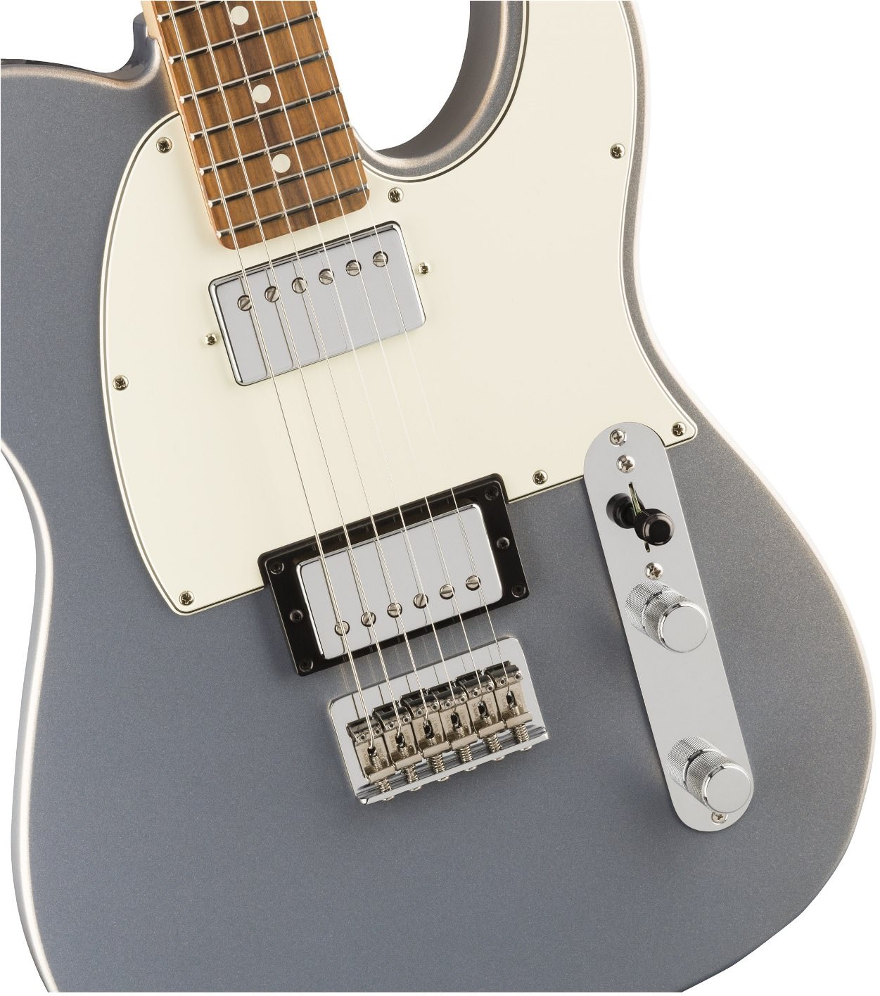 Электрогитара Fender PLAYER Telecaster HH PF Silver, Серебристый - 9
