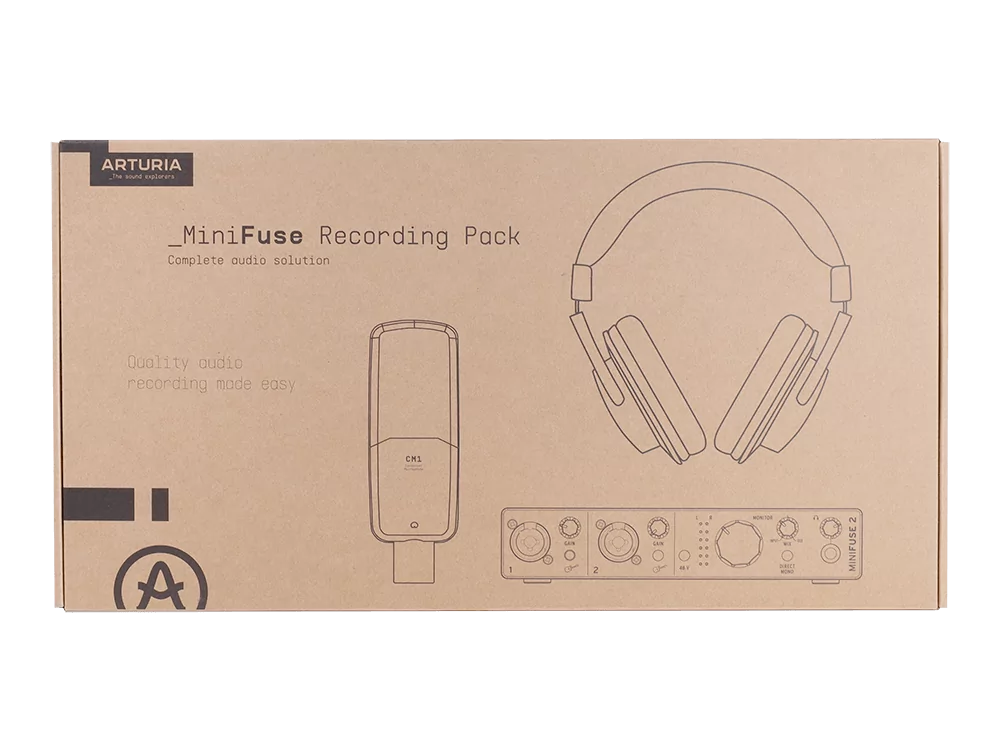 Комплект для звукозаписи Arturia MiniFuse Recording Pack Black - 43