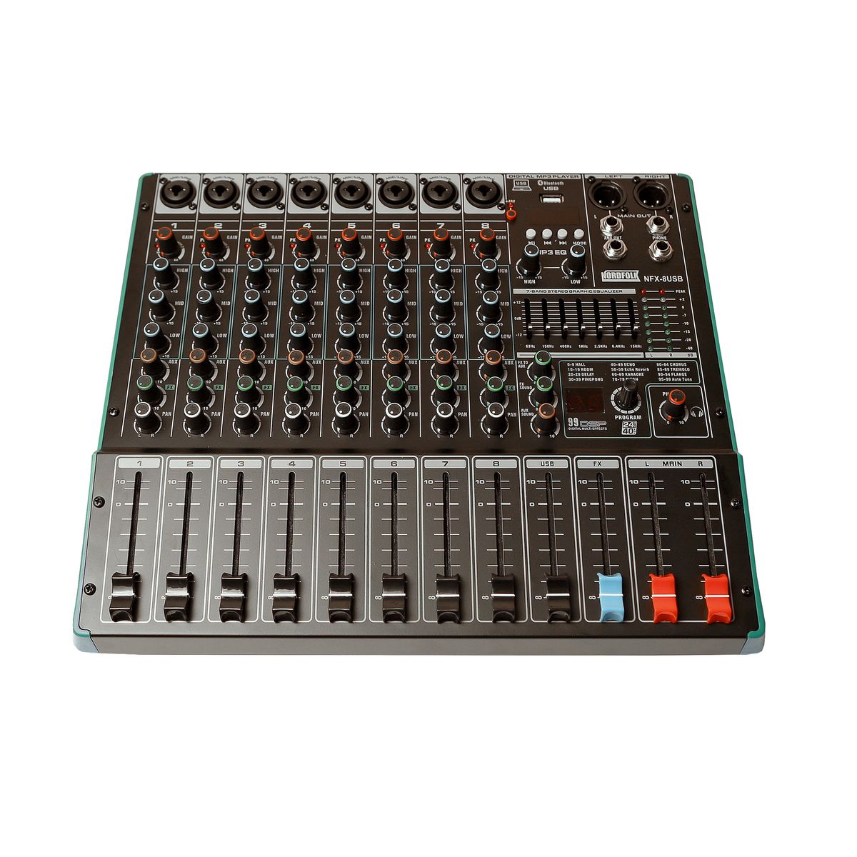 Микшерный пульт Nordfolk NFX-8USB - 4