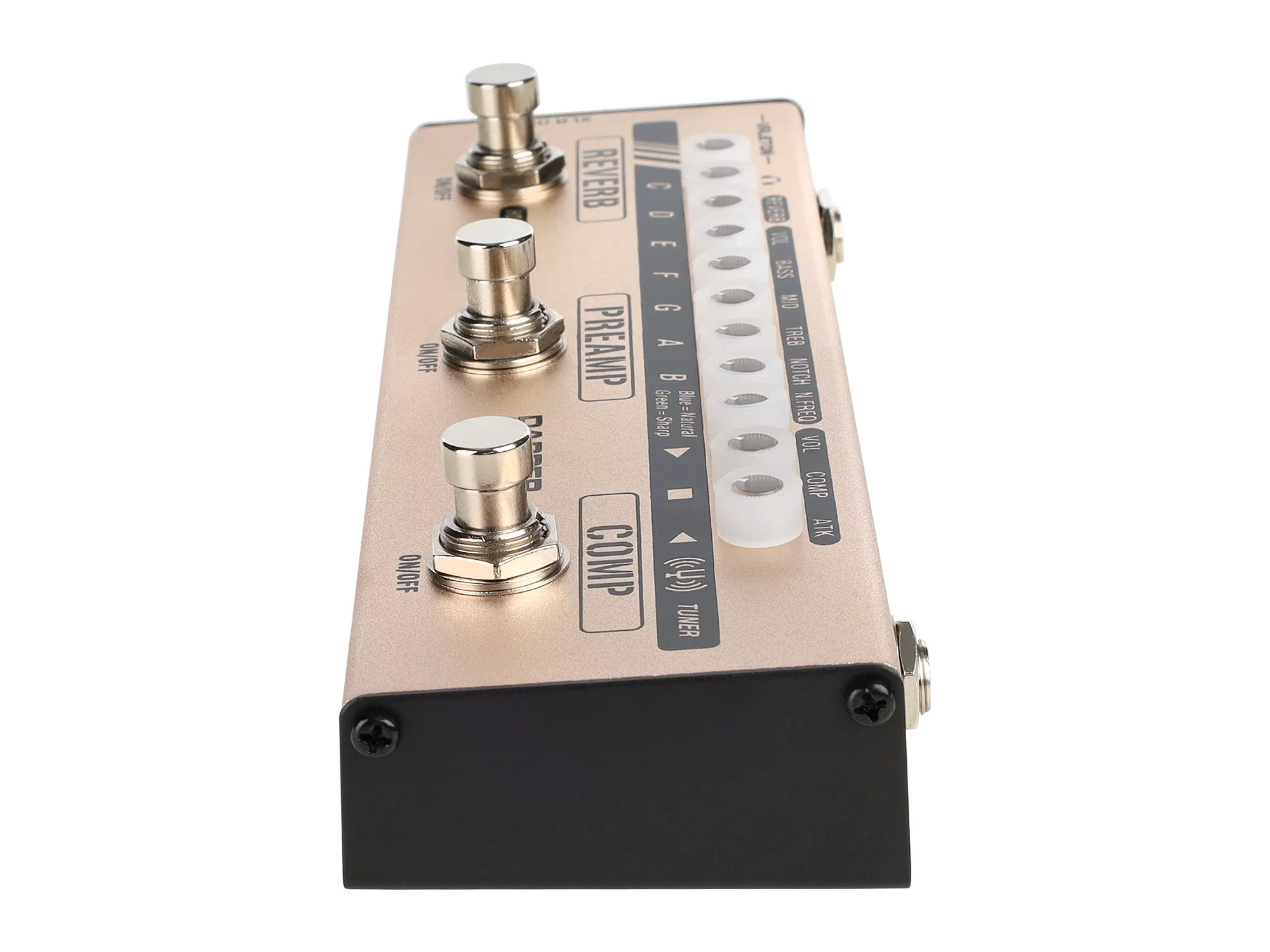 Педаль эффектов для акустической гитары Valeton MES-4 Dapper Acoustic Mini - 24