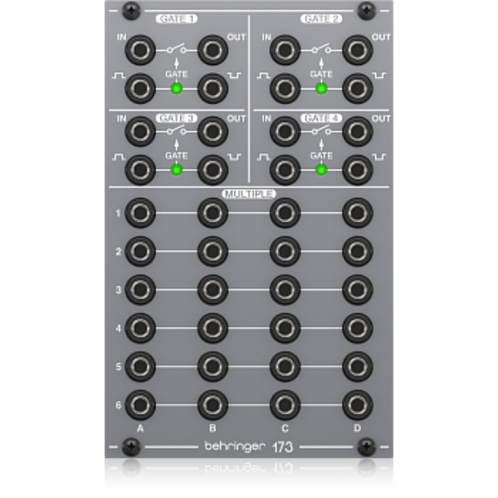 Синтезаторный аналоговый модуль Behringer 173 QUAD GATE/MULTIPLES - 4