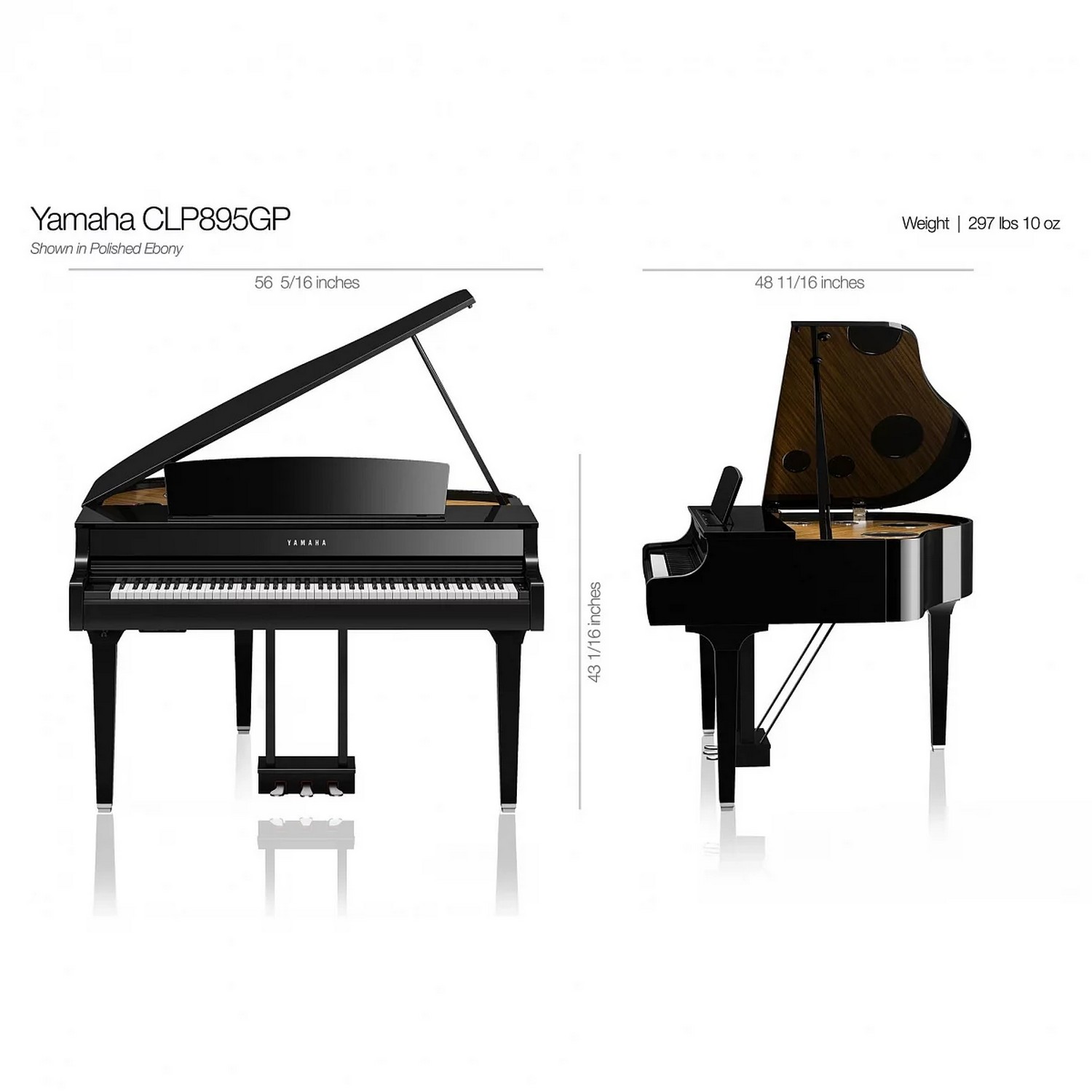 Цифровое пианино Yamaha CLP-895GP PE - 16