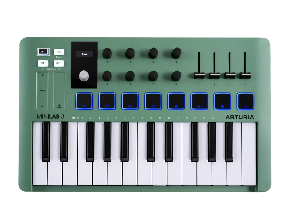 MIDI-клавиатура Arturia MiniLAB 3 Mint Edition - 7