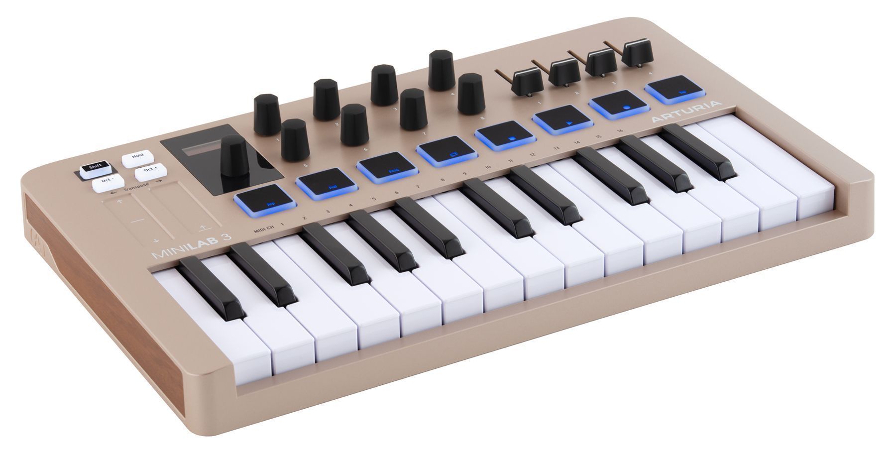 MIDI-клавиатура Arturia MiniLAB 3 Champagne - 10