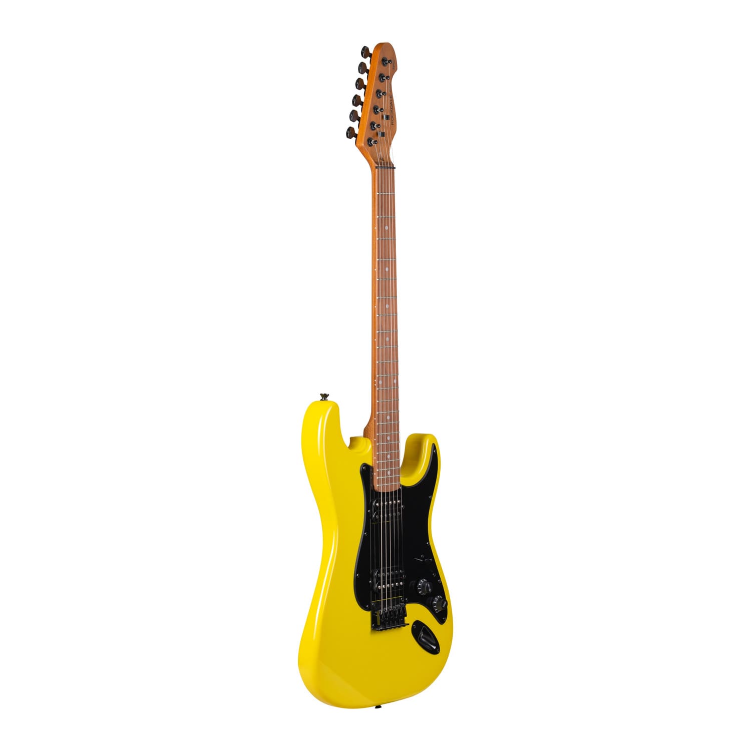 Электрогитара Rockdale Stars Plus HT HH Maple Neon Yellow, Жёлтый - 14