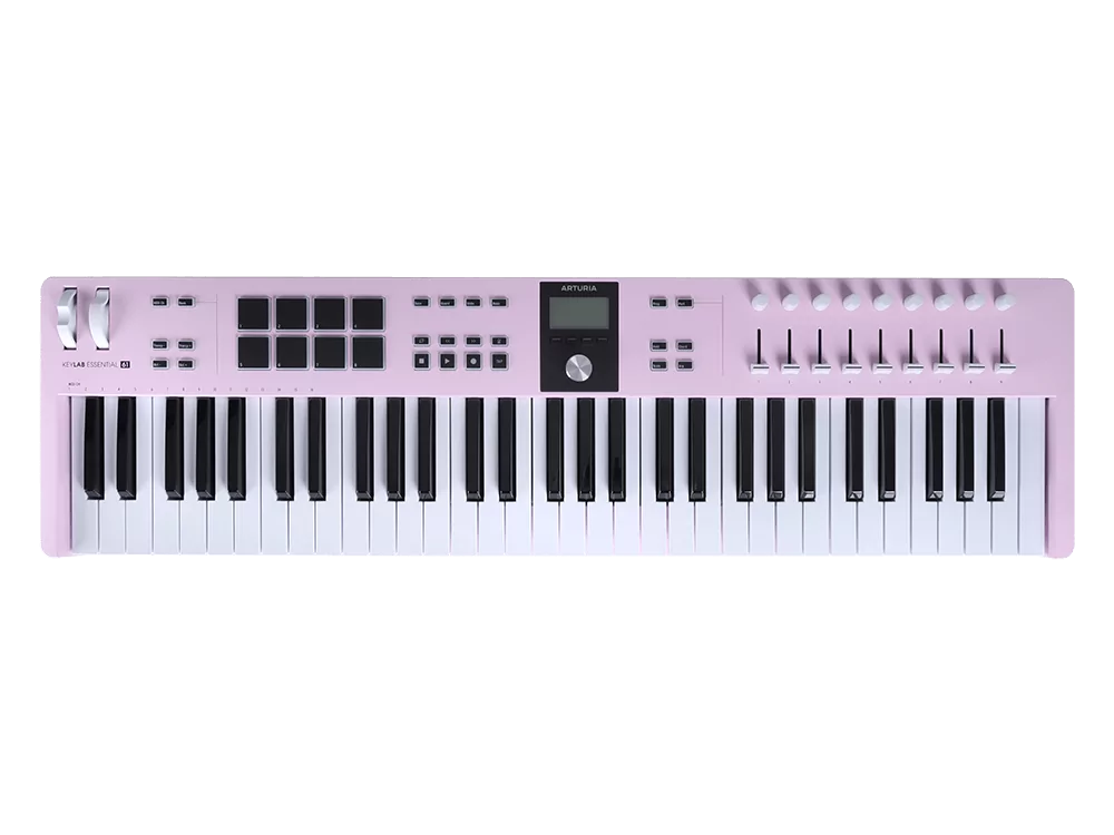 MIDI-клавиатура Arturia KeyLab Essential 61 mk3 Rose Quartz - 16