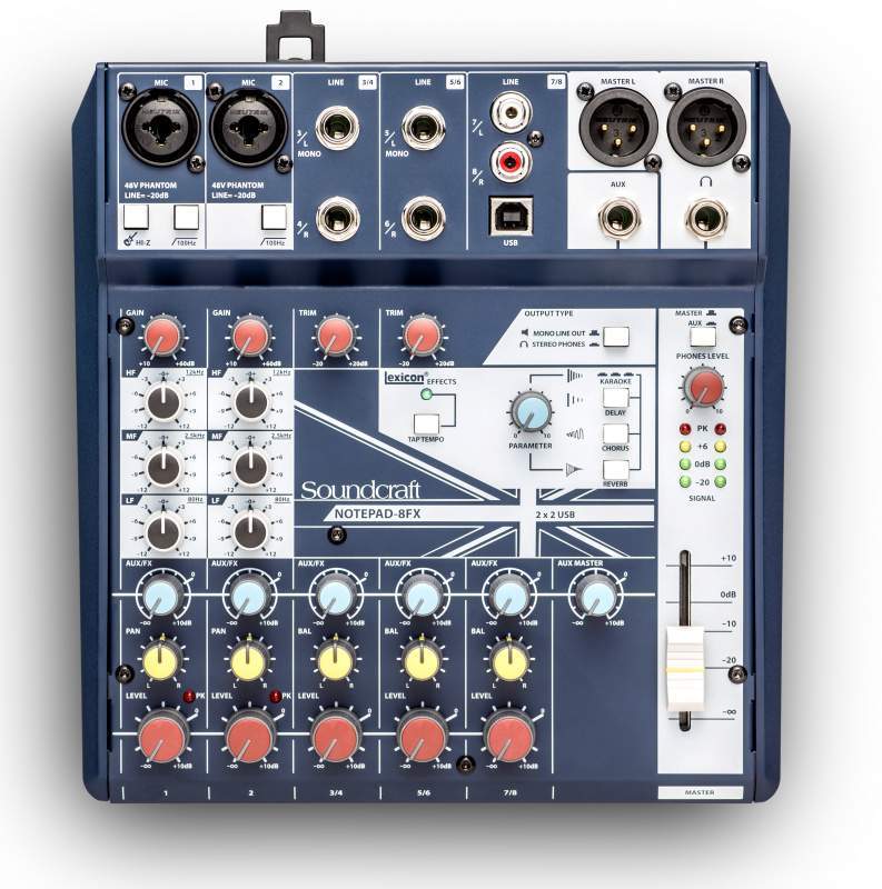 Микшерный пульт Soundcraft Notepad-8FX - 11