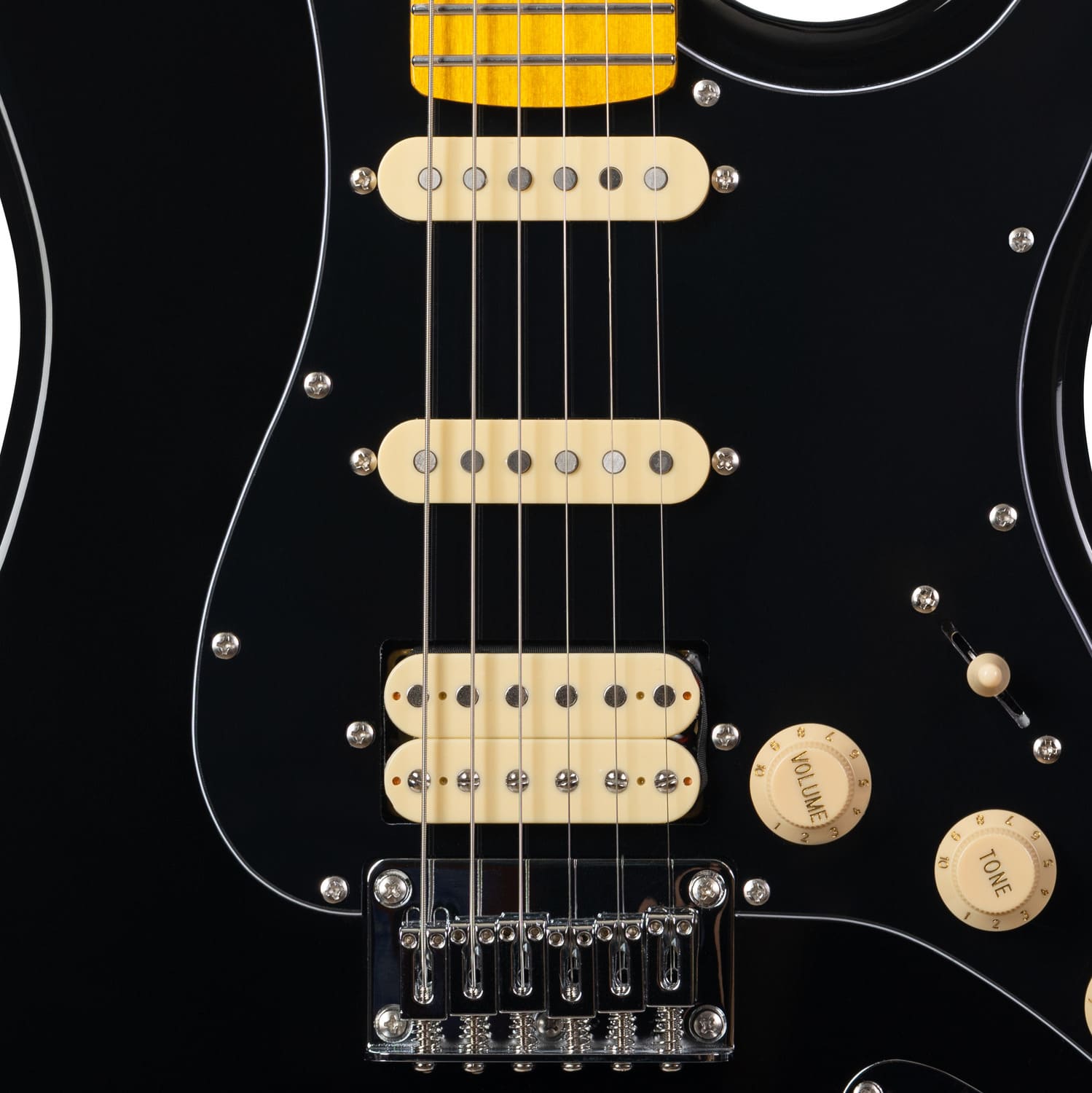 Электрогитара Rockdale Stars Classic HSS Maple Black - 16