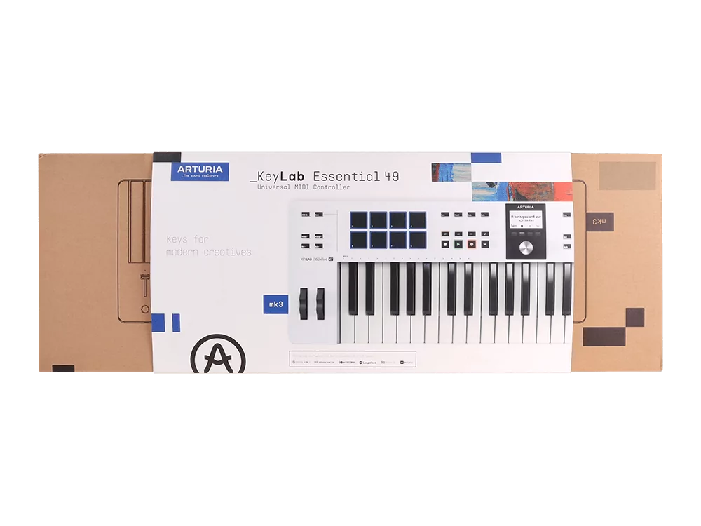 MIDI-клавиатура Arturia KeyLab Essential 49 mk3 White - 28