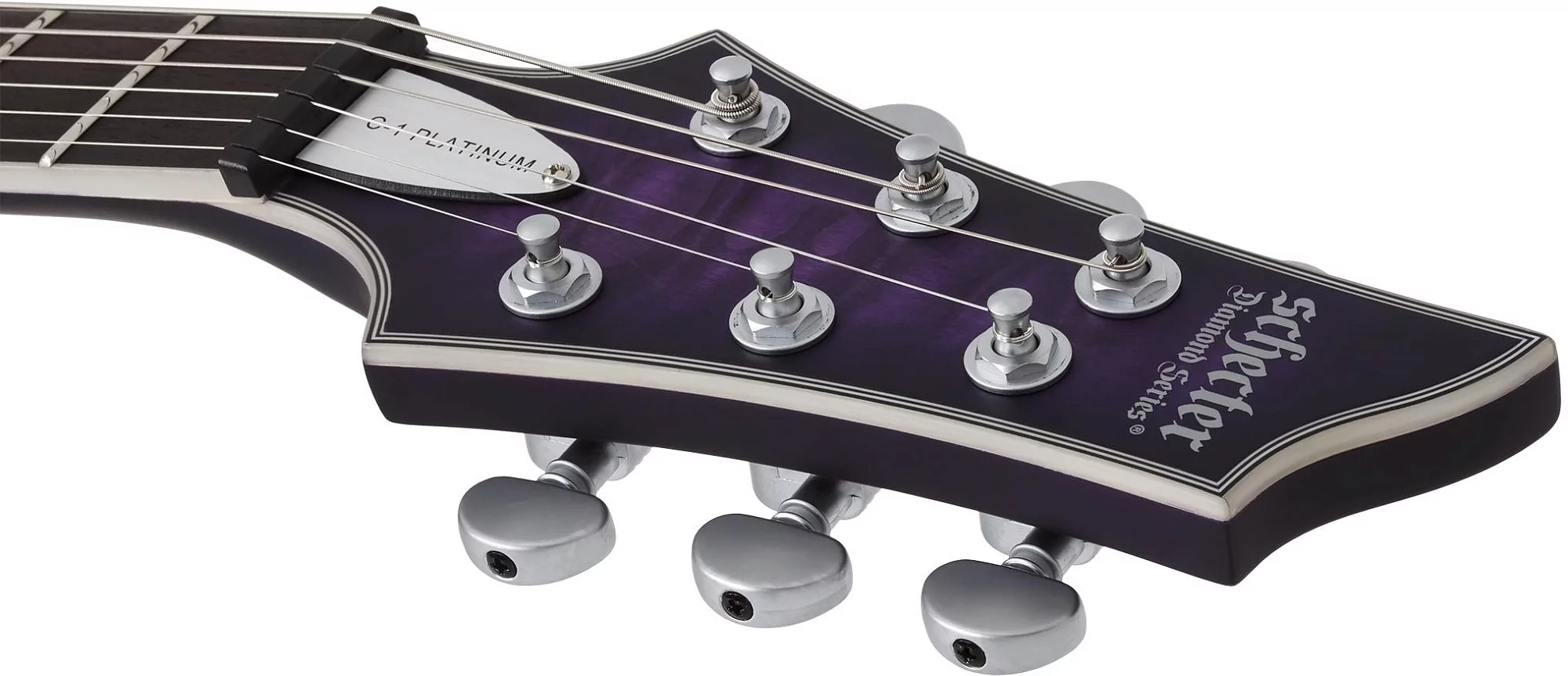 Электрогитара Schecter C-1 PLATINUM Satin Purple Burst - 27
