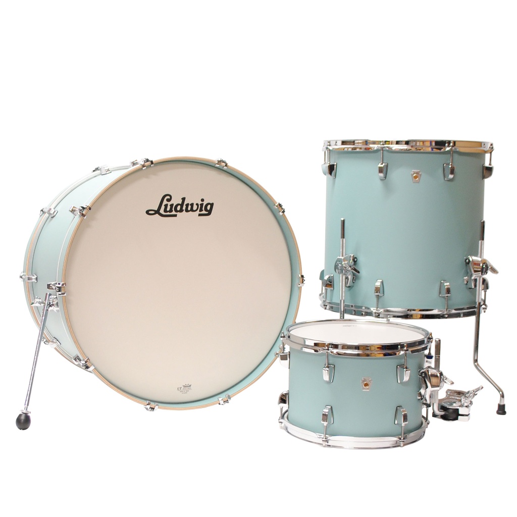 Набор барабанов Ludwig L26223TX3R 22 NeuSonic Kit, голубой - 5