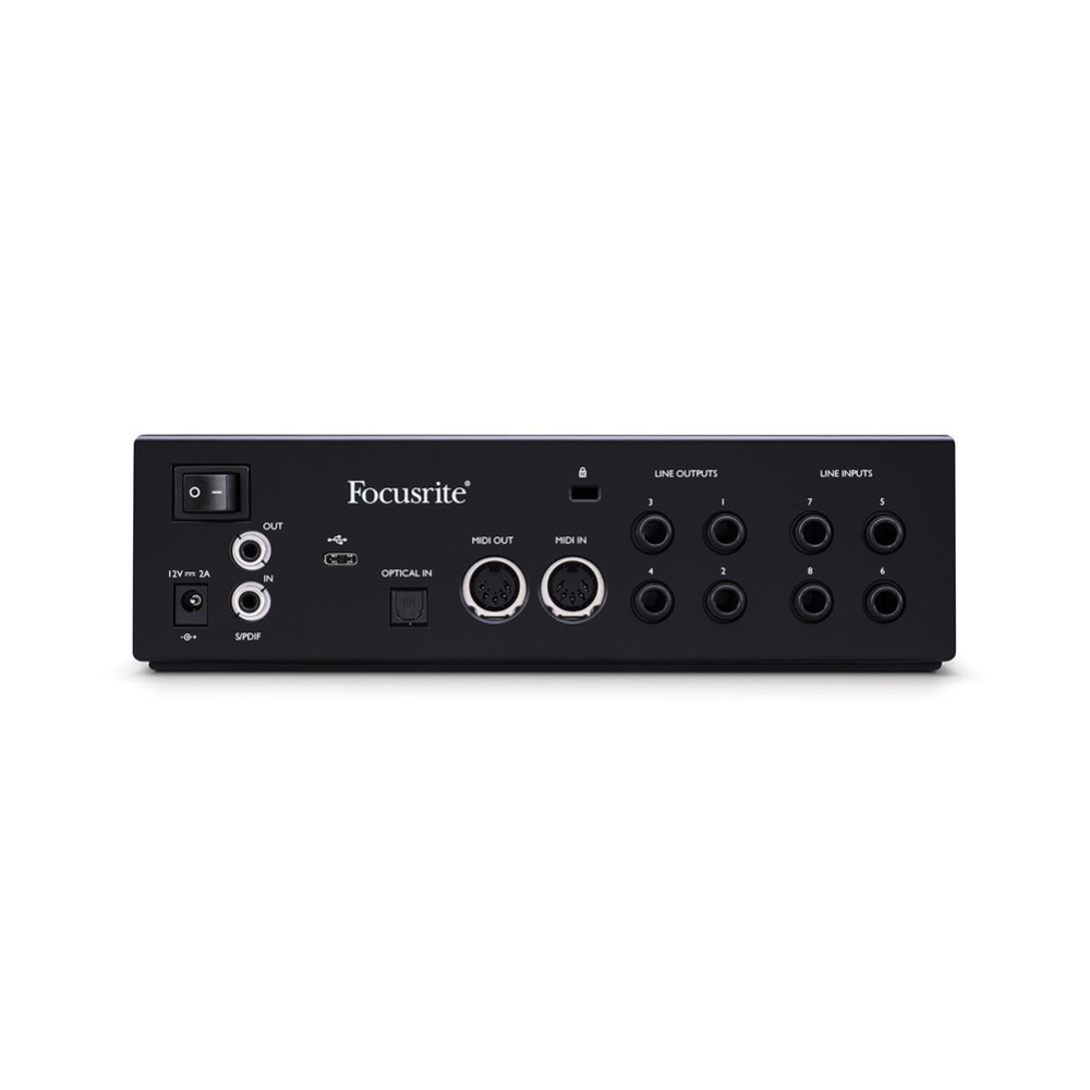 Внешняя звуковая карта FOCUSRITE Clarett+ 4Pre - 11