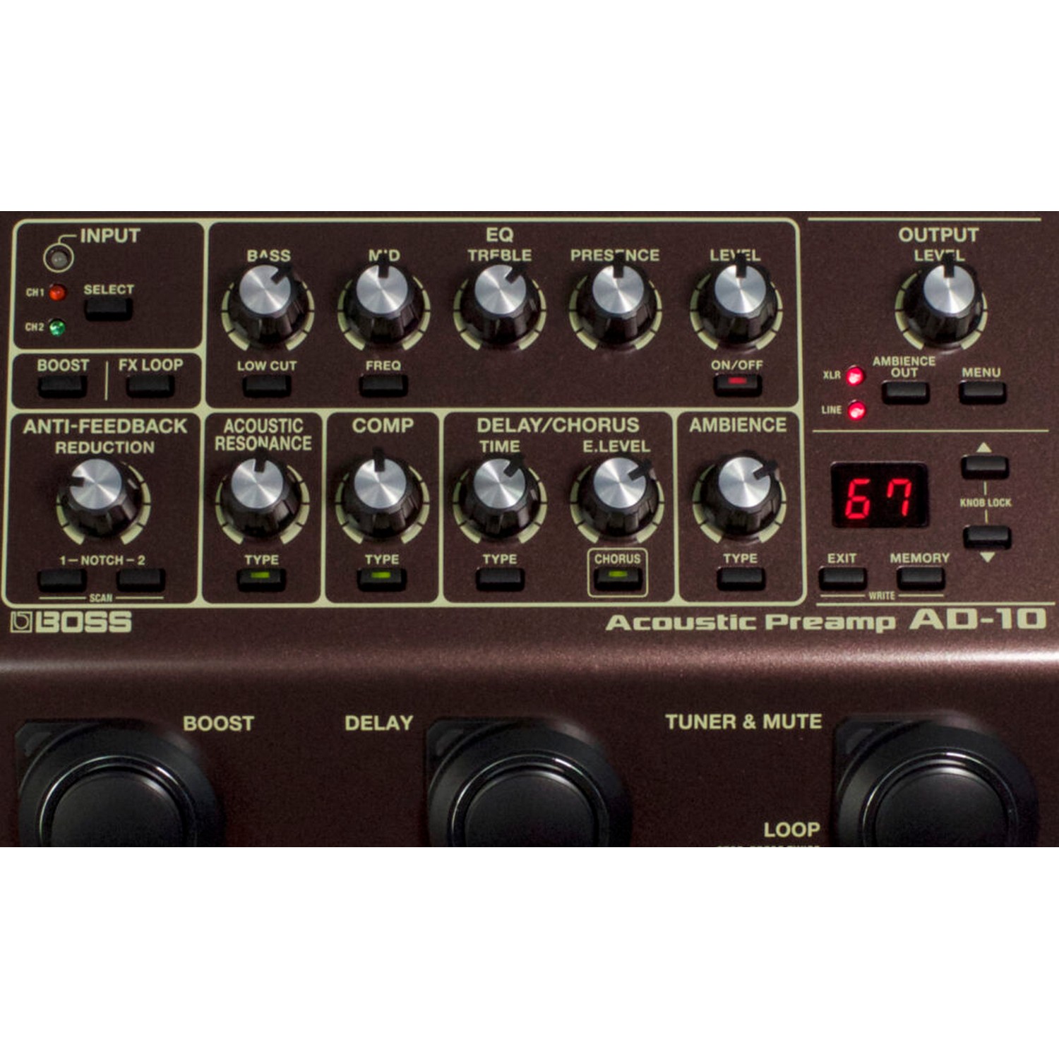 Гитарный процессор Boss AD-10 - 18