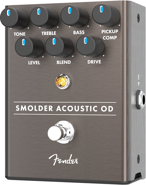 Педаль эффектов Fender SMOLDER ACOUSTIC OVERDRIVE, Черный - 6
