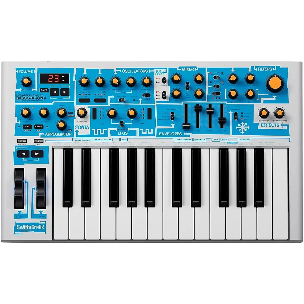Аналоговый синтезатор NOVATION Bass Station II Swifty Edition - 10