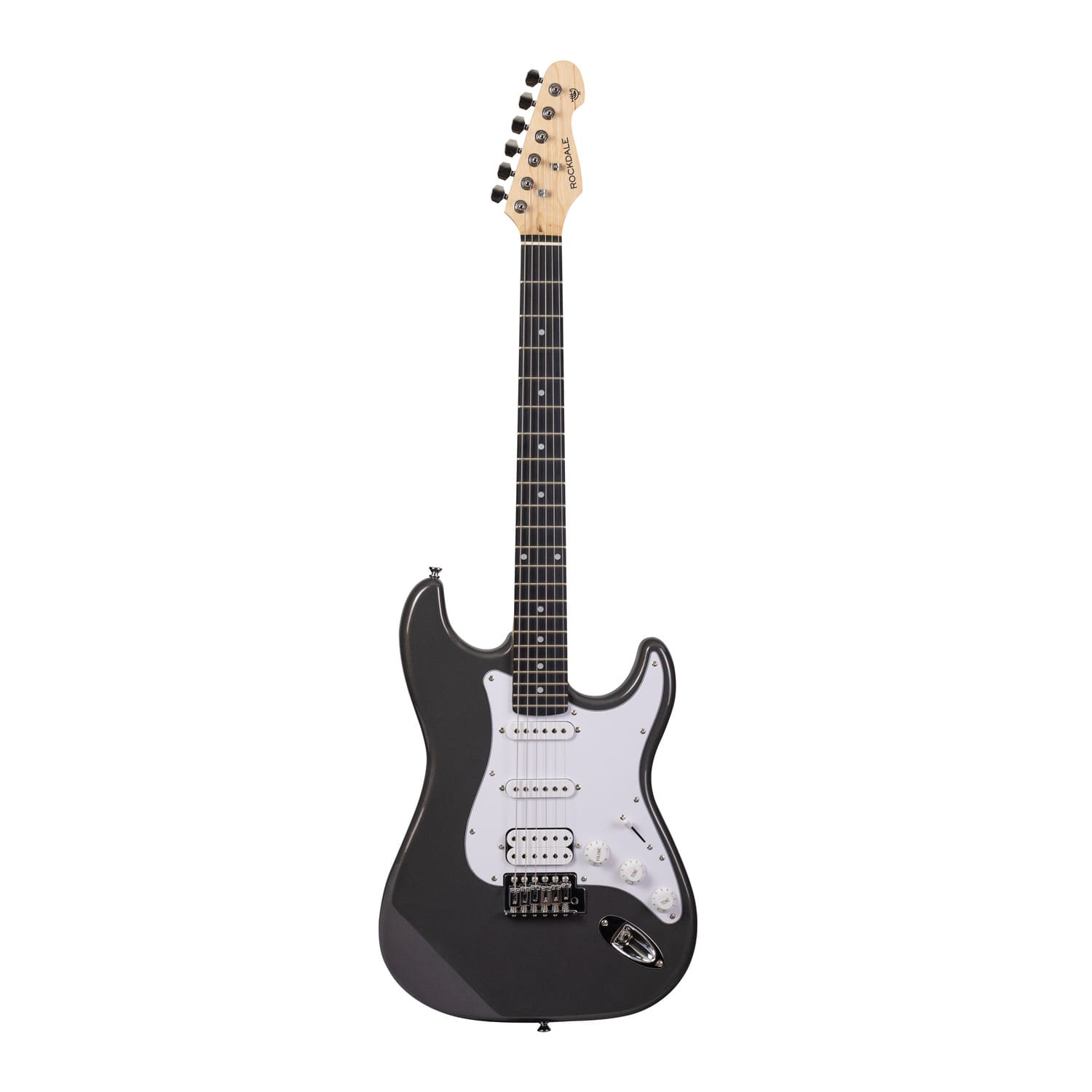 Электрогитара Rockdale Stars HSS Silver Metallic, Серебристый - 12