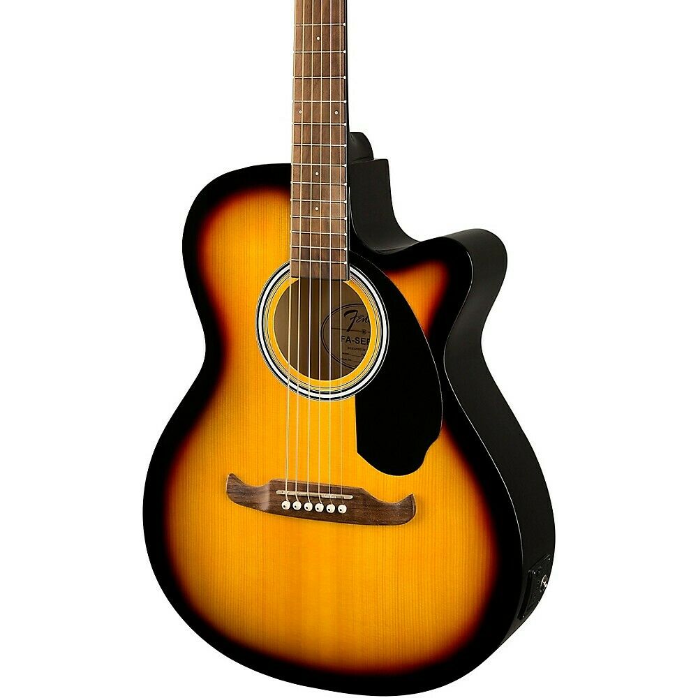 Акустическая гитара Fender FA-135CE Concert Sunburst - 10