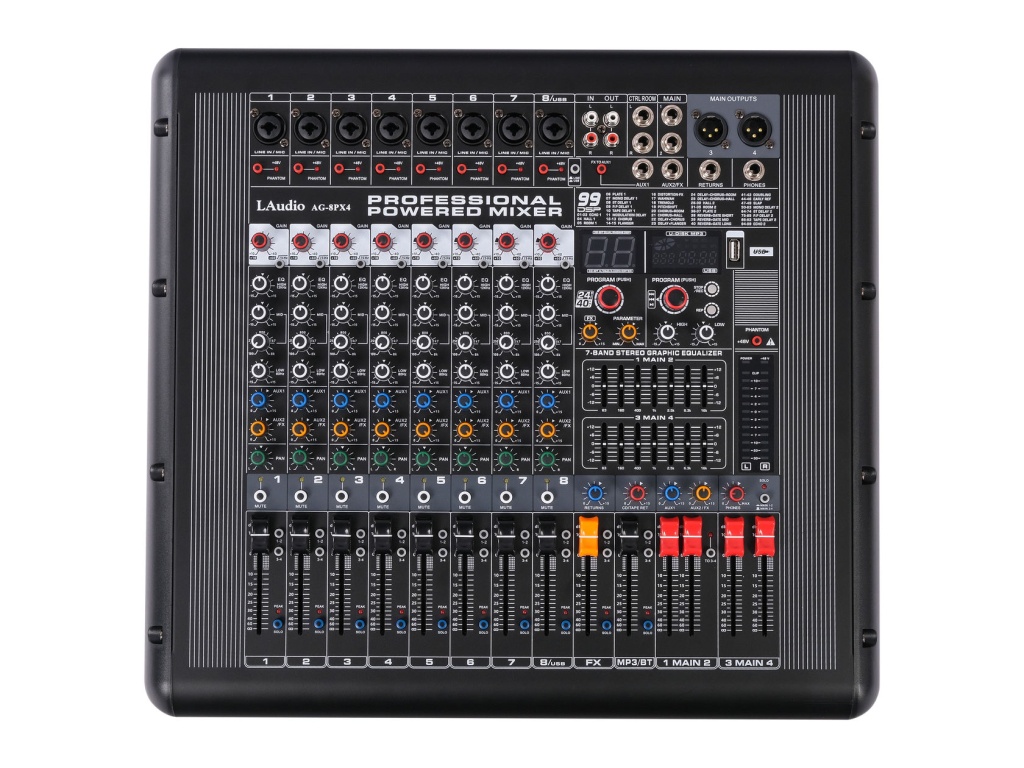 Активный Микшерный пульт LAudio AG-8PX4 - 2
