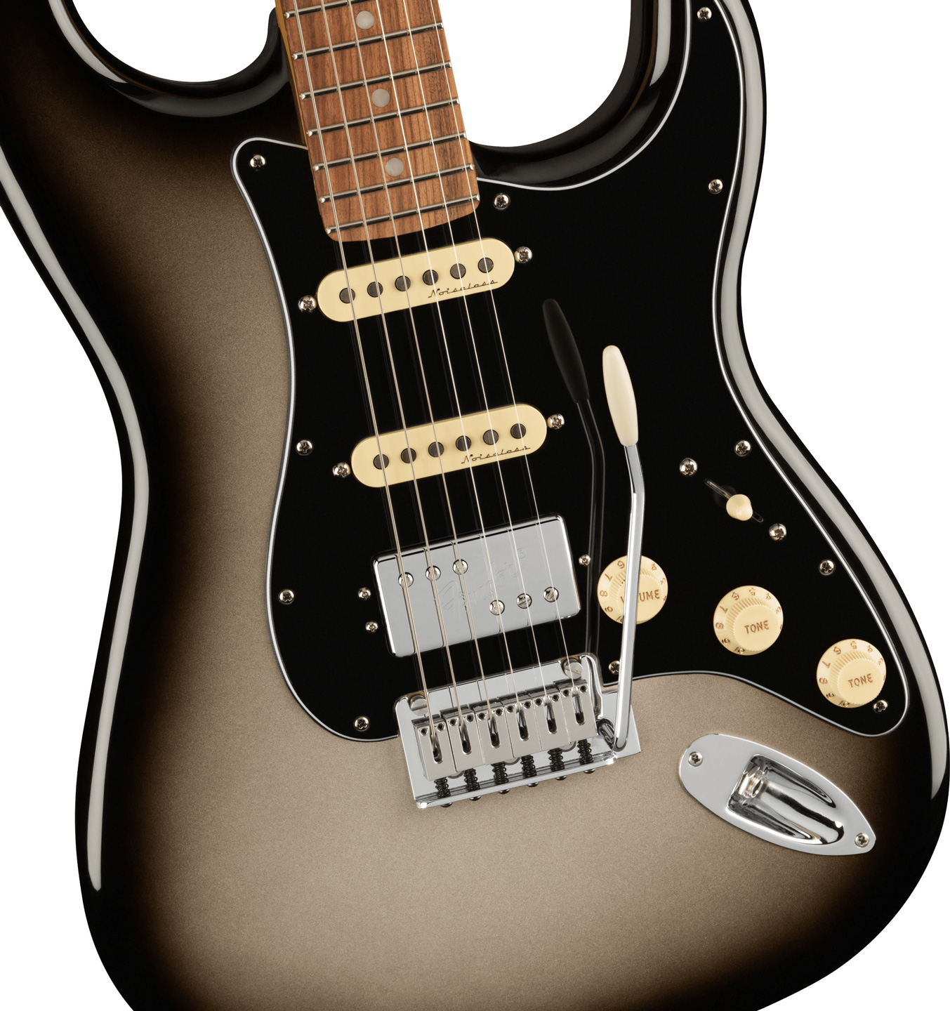 Электрогитара Fender Player Plus STRAT HSS PF Silverburst, Серебристый - 10