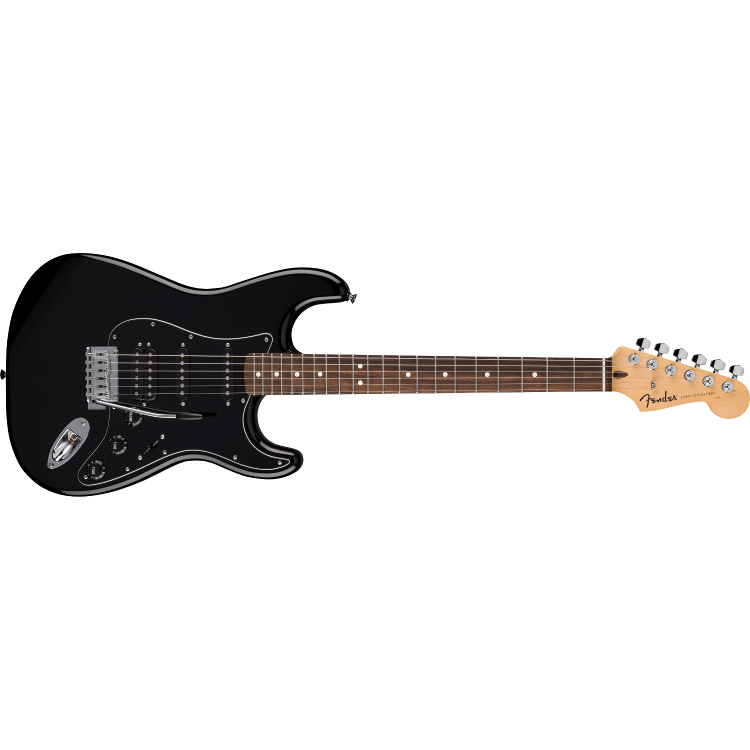Электрогитара Fender Standard Stratocaster HSS Black - 7